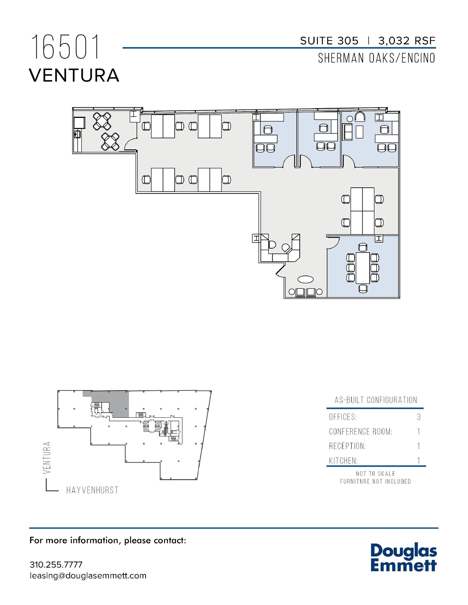 16501 Ventura Blvd, Encino, CA for lease Floor Plan- Image 1 of 1