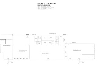 5 Haynie St, Newnan, GA for lease Site Plan- Image 1 of 1