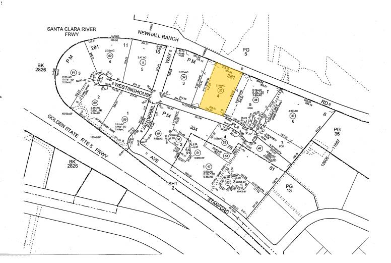 28490 Westinghouse Pl, Valencia, CA for sale Plat Map- Image 1 of 1