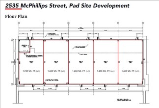 2501 Mcphillips St, Winnipeg, MB for lease Floor Plan- Image 1 of 1