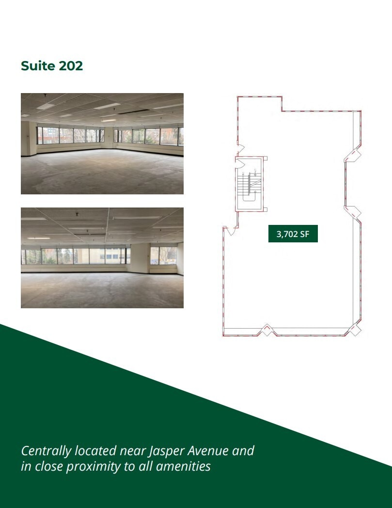 9940 106th St NW, Edmonton, AB for lease Floor Plan- Image 1 of 1