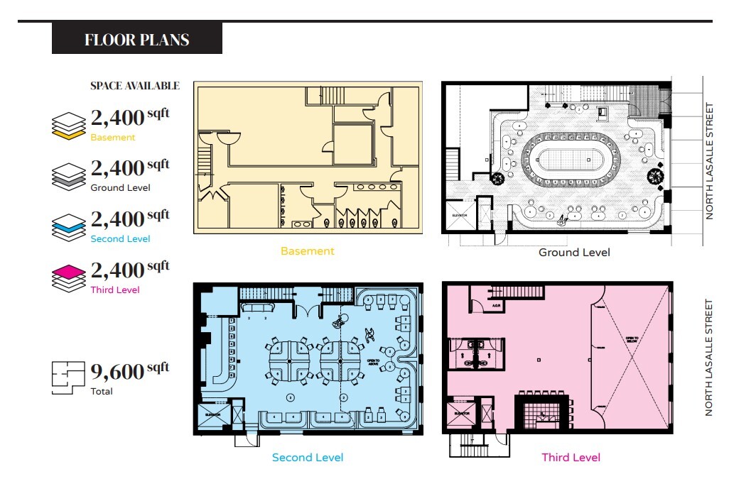 444 N LaSalle Blvd, Chicago, IL for sale Floor Plan- Image 1 of 1