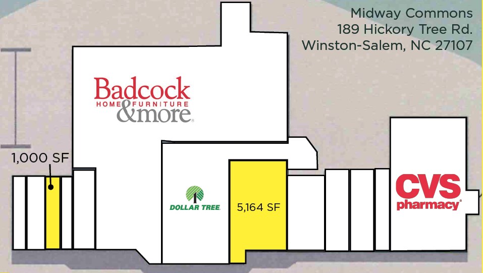 189 Hickory Tree Rd, WinstonSalem, NC 27107 Midway Commons