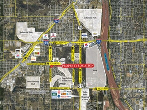 6161 S 33rd West Ave, Tulsa, OK - AERIAL map view - Image1