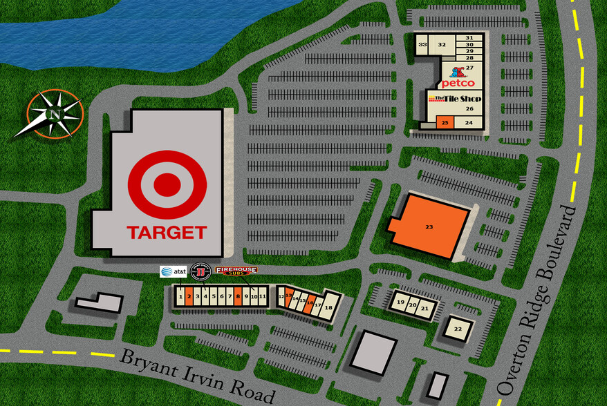 4801 Bryant Irvin Rd, Fort Worth, TX for lease - Site Plan - Image 2 of 2