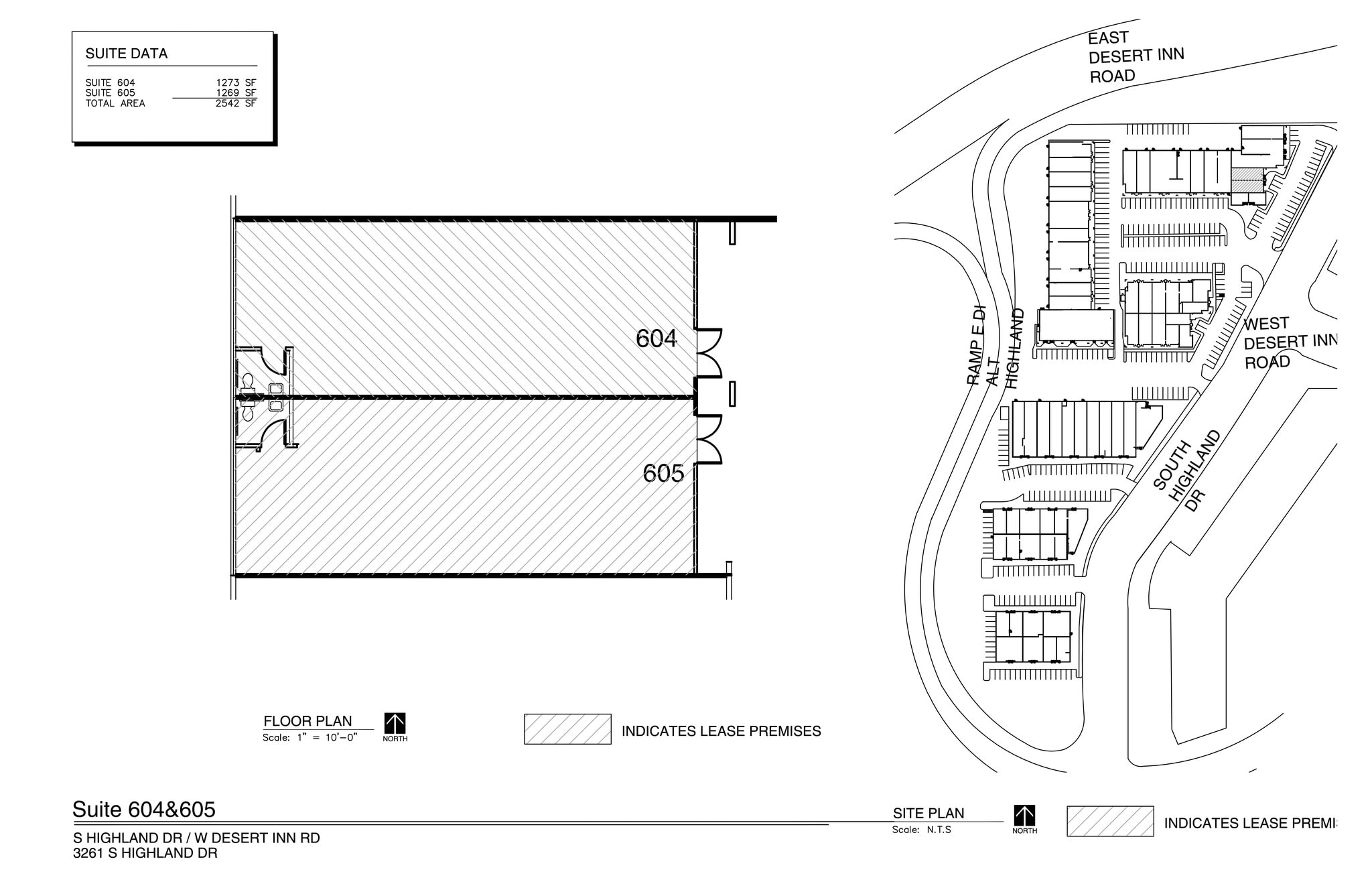 3281 Highland Dr, Las Vegas, NV for lease Site Plan- Image 1 of 8