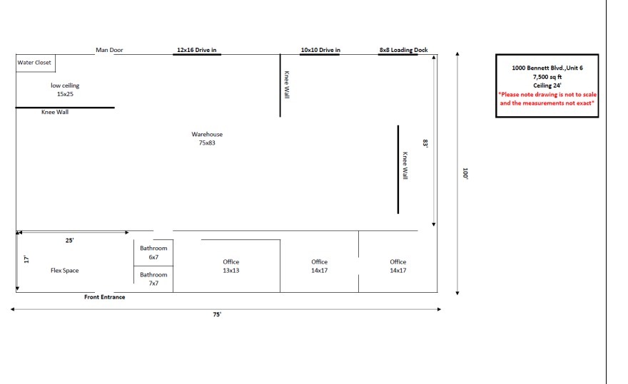 1000 Bennett Blvd, Lakewood, NJ for lease Floor Plan- Image 1 of 4