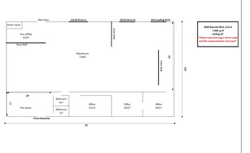 1000 Bennett Blvd, Lakewood, NJ for lease Floor Plan- Image 1 of 4