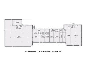 1707-1759 Middle Country Rd, Centereach, NY for lease Typical Floor Plan- Image 1 of 1