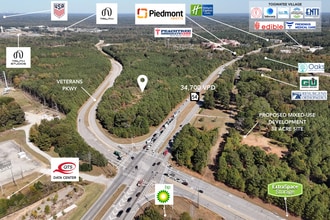 00 Highway 54, Fayetteville, GA - Aerial map view - Image1