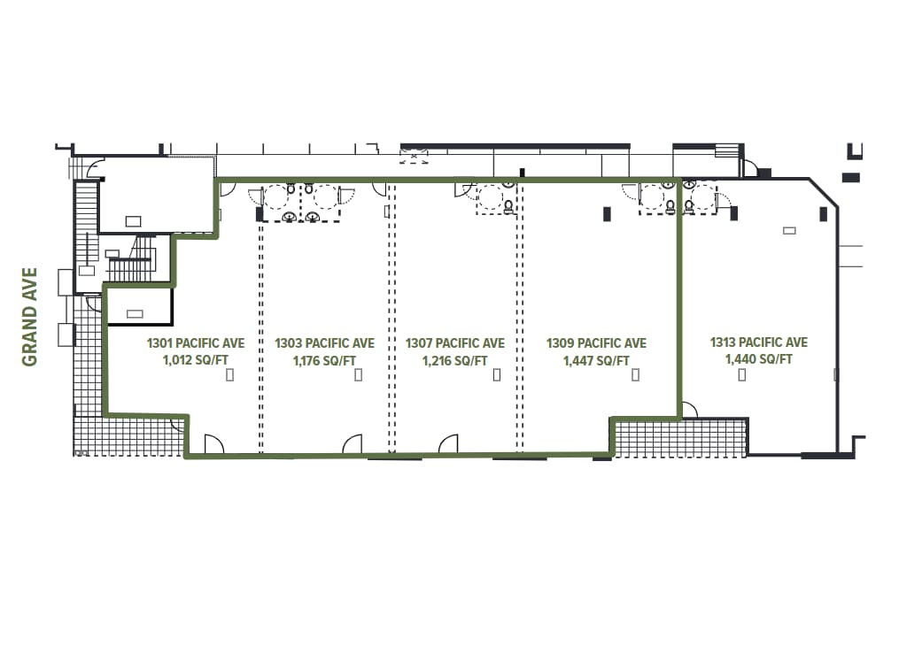 1315 Pacific Ave, Everett, WA for lease Floor Plan- Image 1 of 1