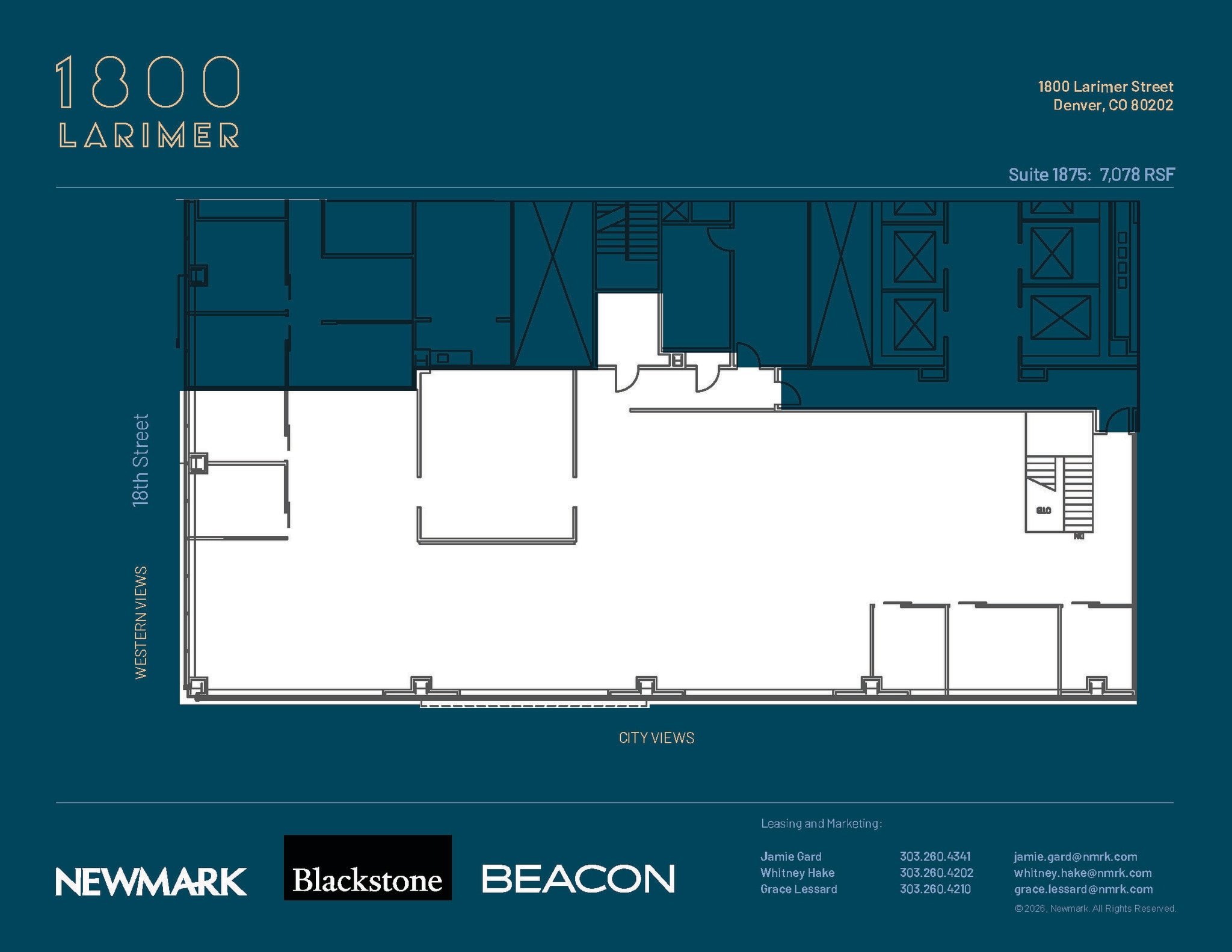 1800 Larimer St, Denver, CO for lease Floor Plan- Image 1 of 1
