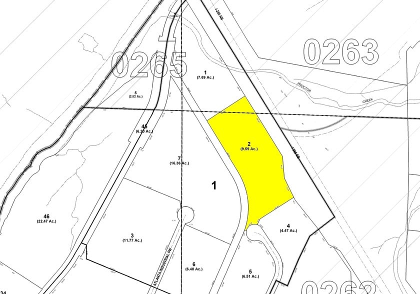 3765 Atlanta Industrial Dr NW, Atlanta, GA for lease - Plat Map - Image 2 of 7