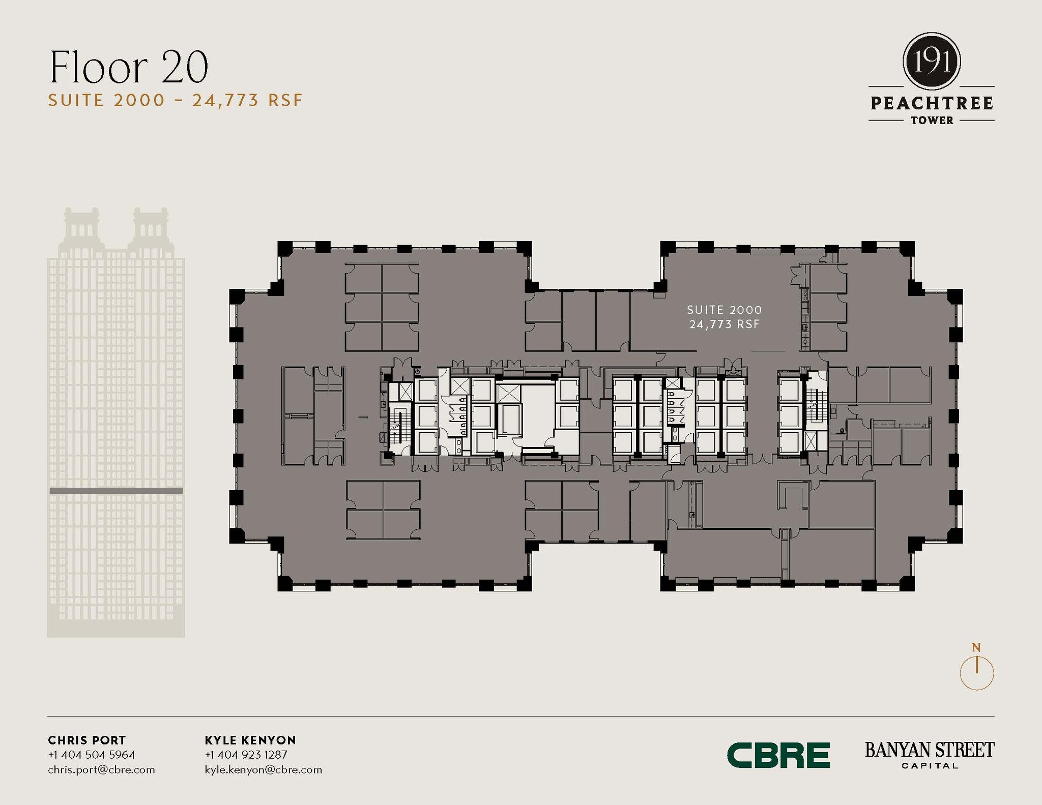 191 Peachtree St NE, Atlanta, GA for lease Floor Plan- Image 1 of 1