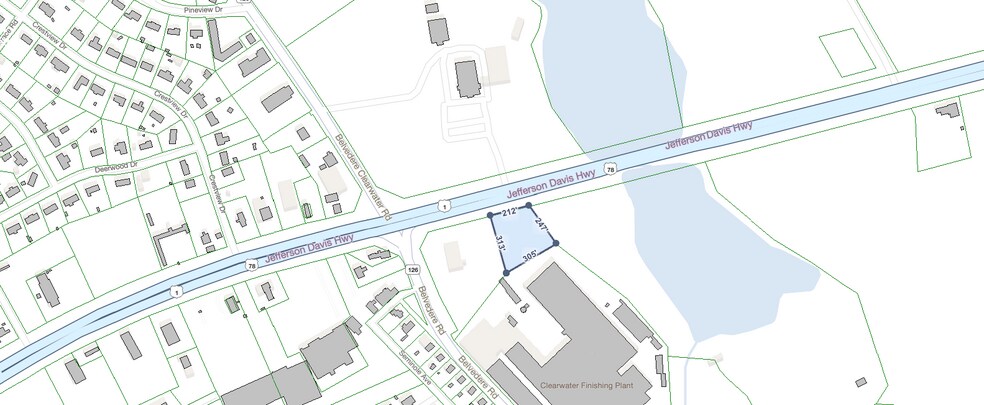 Jefferson Davis Hwy, Clearwater, SC for sale - Building Photo - Image 2 of 7