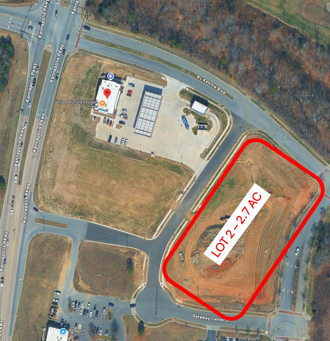 6031 Ketchie Blvd, Concord, NC for lease Aerial- Image 1 of 3