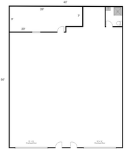 2321 N Masch Branch Rd, Denton, TX for lease Floor Plan- Image 2 of 7