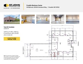 5000-5040 Ashland Way, Franklin, WI for lease Floor Plan- Image 1 of 9