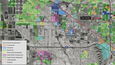 1325 9th st, Casa Grande, AZ - AERIAL  map view - Image1
