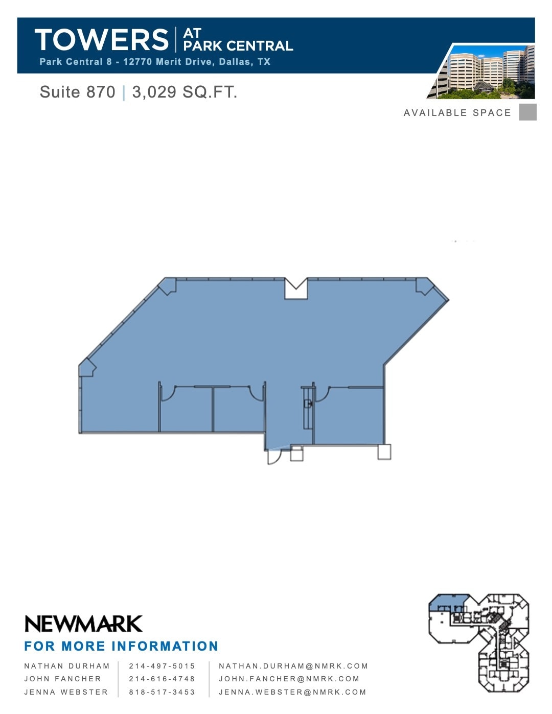 12750 Merit Dr, Dallas, TX for lease Floor Plan- Image 1 of 2