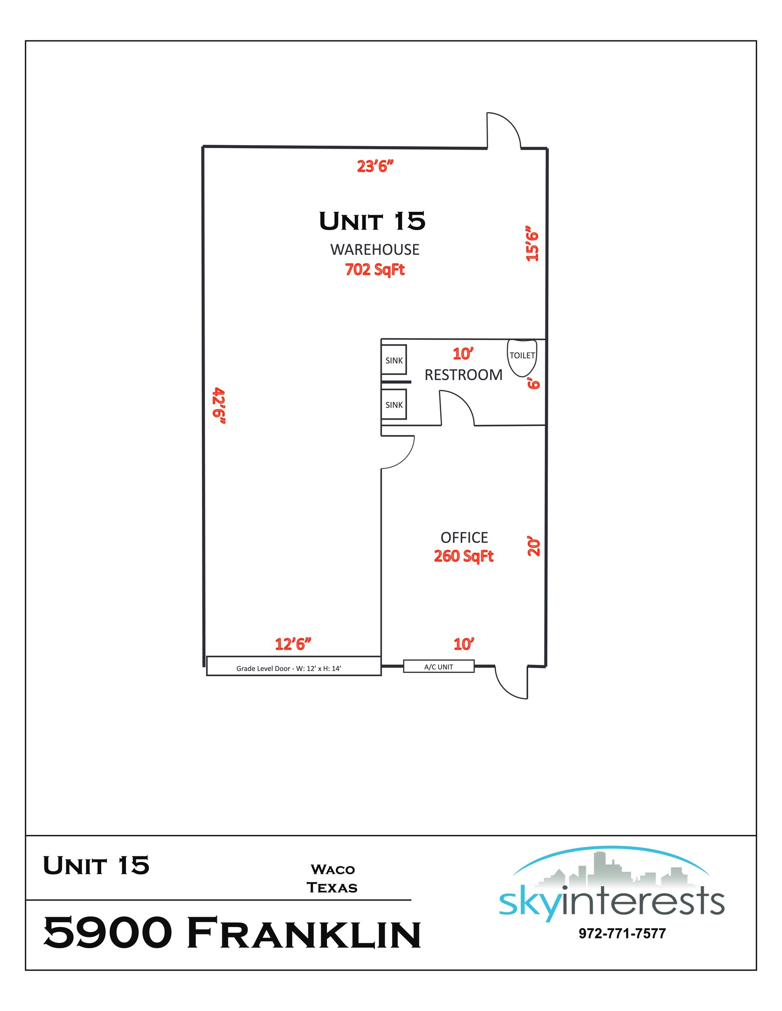 5900 Franklin Ave, Waco, TX for lease Site Plan- Image 1 of 1