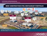 New Construction Restaurant Portfolio - Retail Space