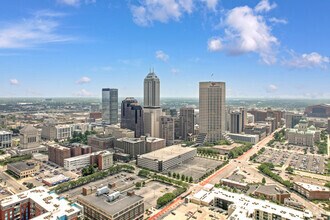 201 N Illinois St, Indianapolis, IN - AERIAL map view
