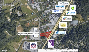 7117 US 60, Ashland, KY - AERIAL map view - Image1