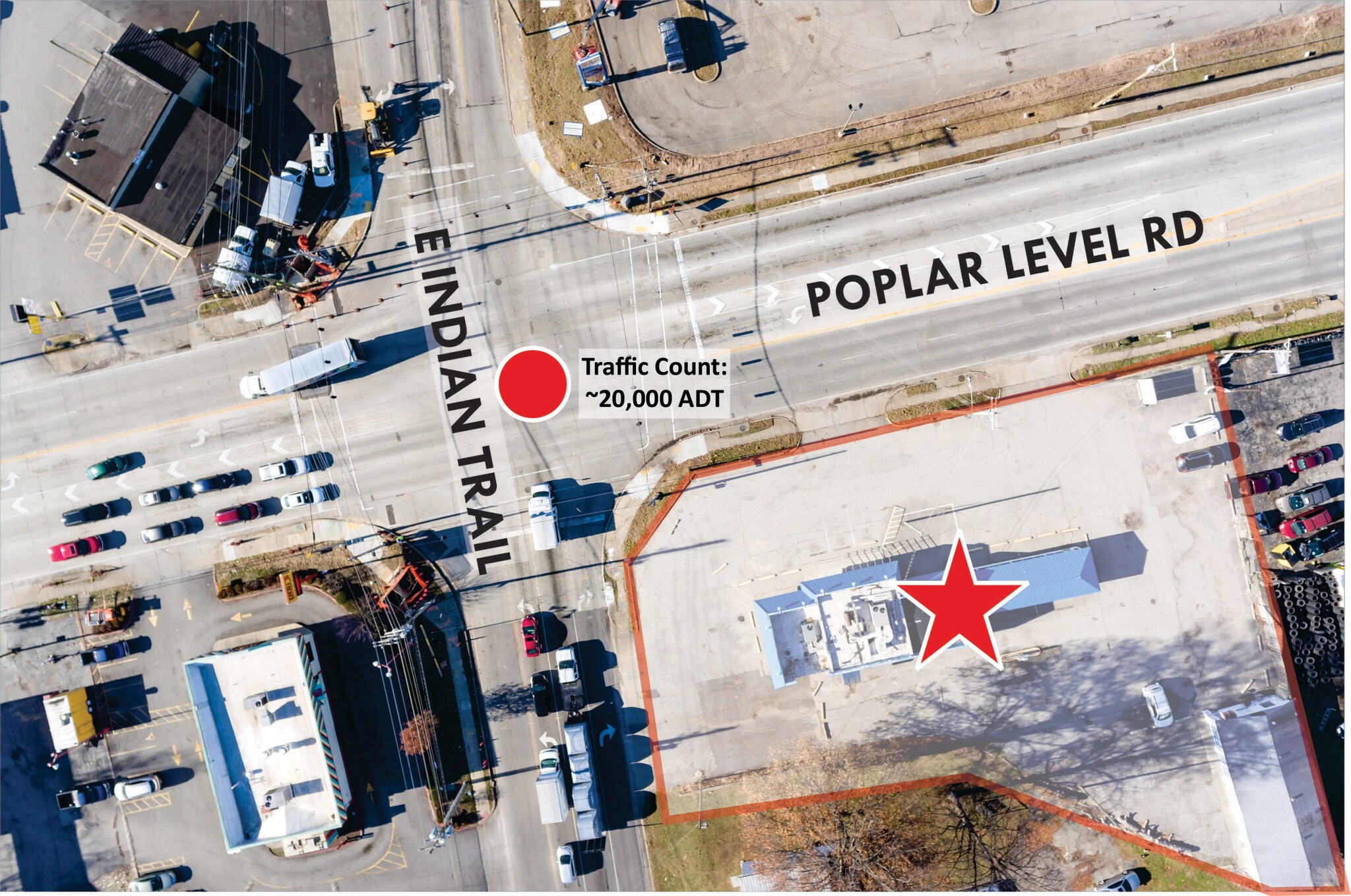 4845 Poplar Level Rd, Louisville, KY for sale Aerial- Image 1 of 1
