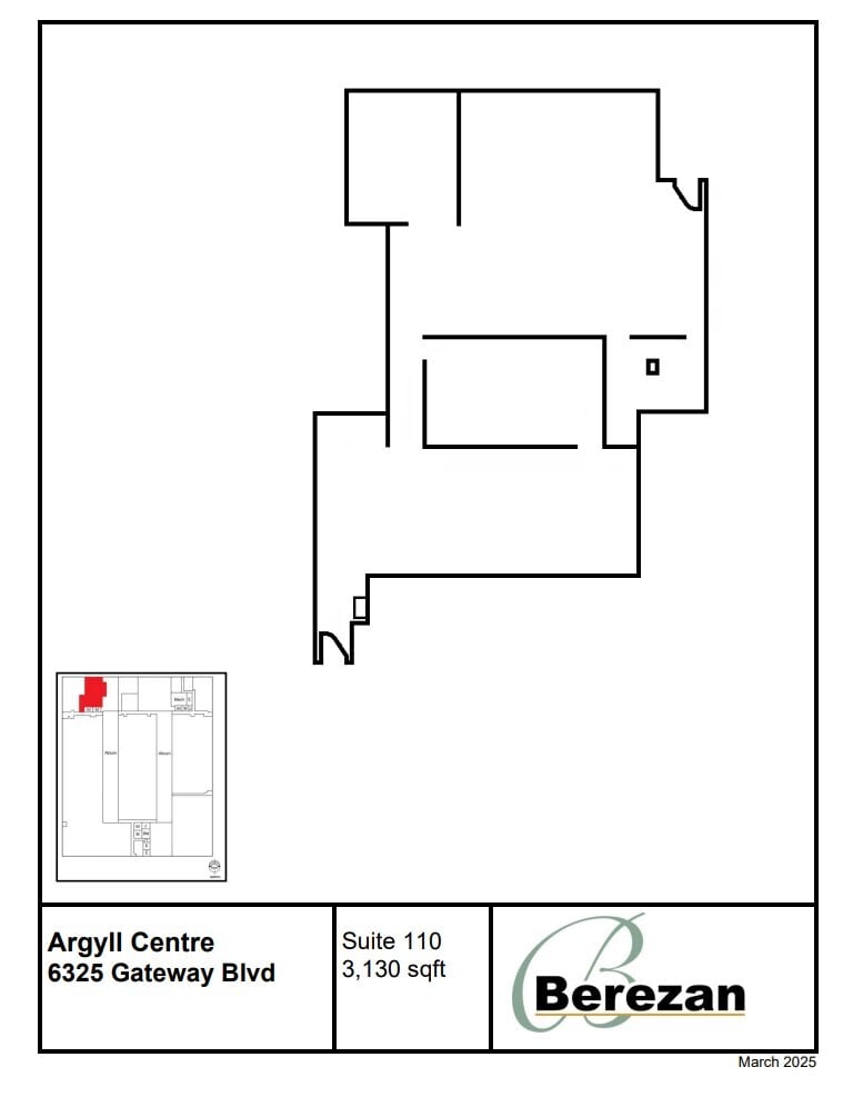 6325 Gateway Blvd NW, Edmonton, AB for lease Floor Plan- Image 1 of 1