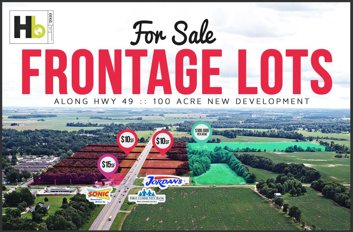 101 Darr St, Brookland, AR 72417 Retail Development Land Along