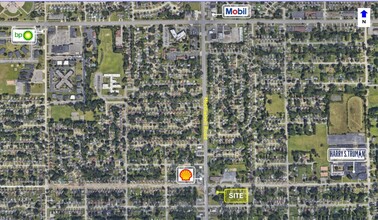 1025 Middlebelt Rd, Inkster, MI - aerial  map view