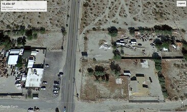 N Indian Canyon, Desert Hot Springs, CA - AERIAL  map view