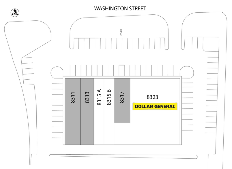 8311-8323 E Washington St, Indianapolis, IN for lease - Site Plan - Image 3 of 3