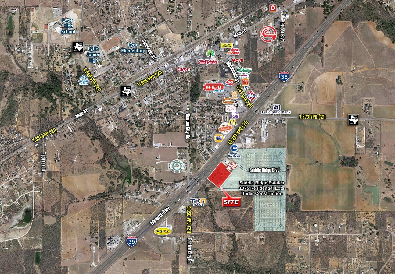 Saddle Ridge Blvd, Lytle, TX 78052 Lytle Commercial Pad Sites