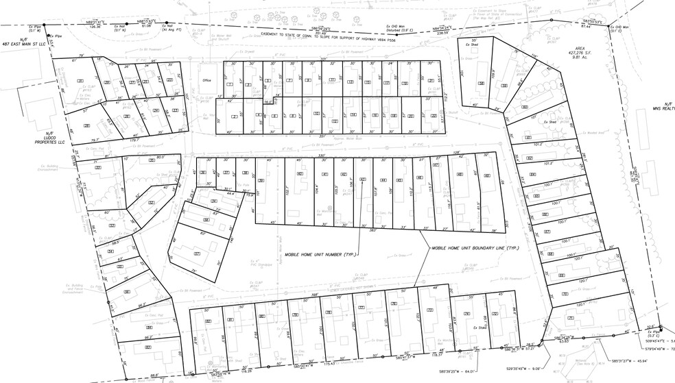 THREE Connecticut Mobile Home Parks portfolio of 3 properties for sale on LoopNet.com - Site Plan - Image 3 of 3