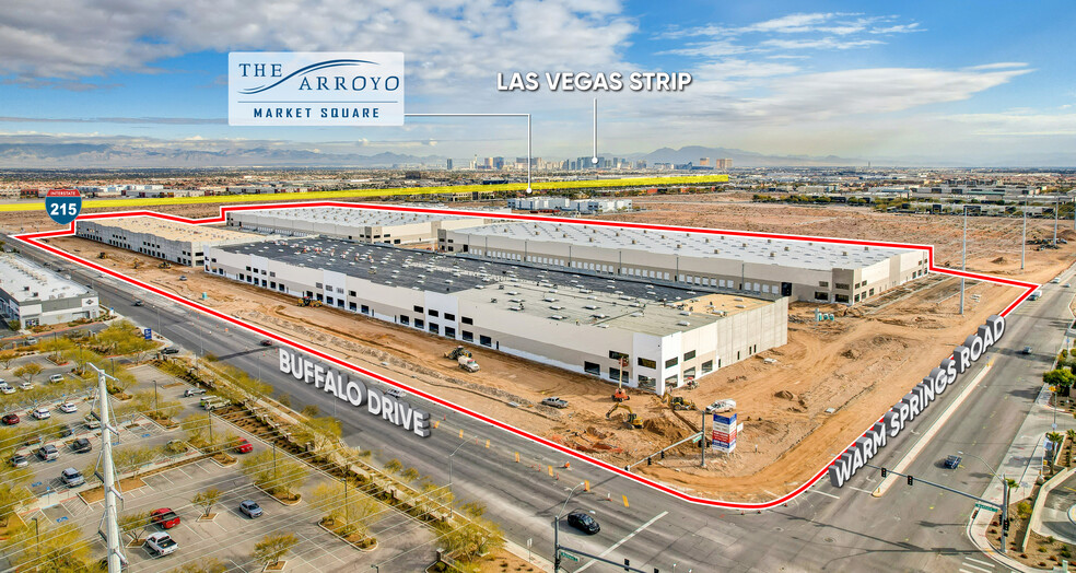 NEC Buffalo Drive & Warm Springs Rd, Las Vegas, NV for lease - Aerial - Image 1 of 3