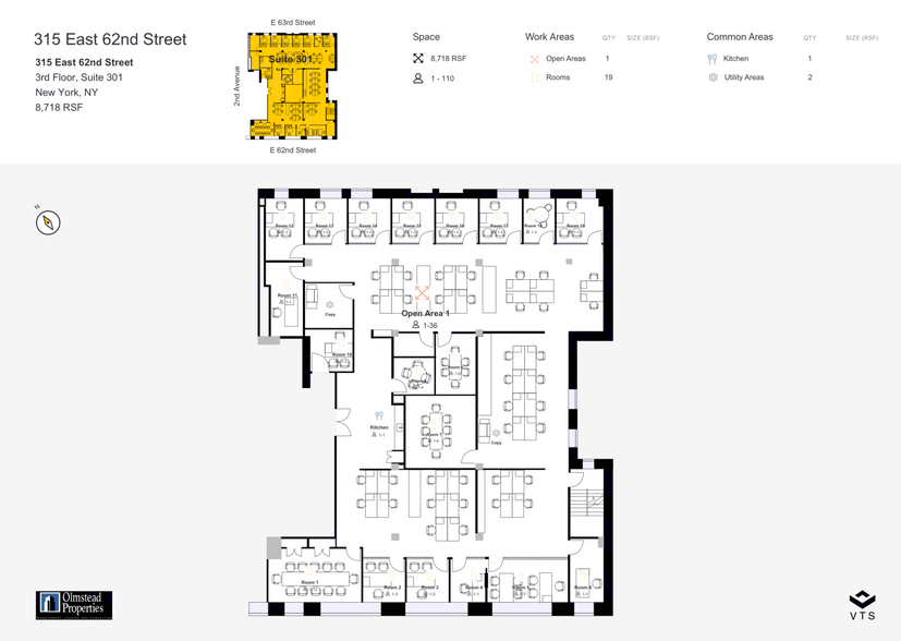 315 E 62nd St, New York, NY for lease - Floor Plan - Image 2 of 2