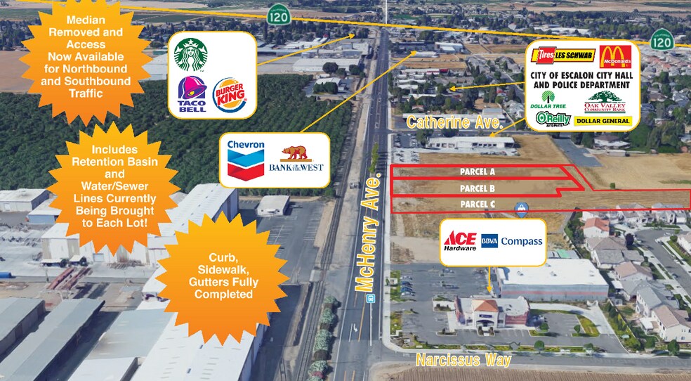 3100 and 3200 McHenry Ave, Escalon, CA for sale - Building Photo - Image 1 of 16