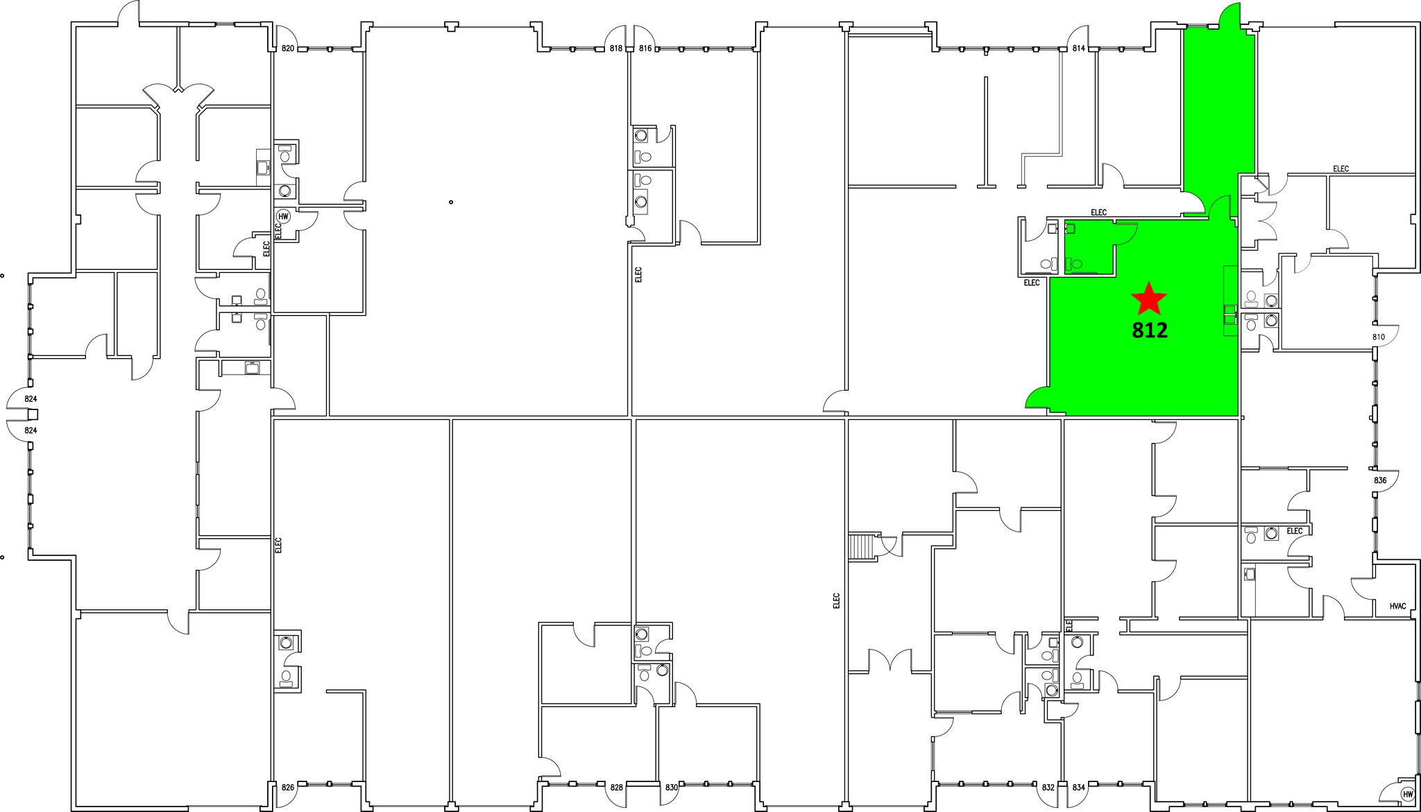 802-808 Foley St, Jackson, MS for lease Floor Plan- Image 1 of 1