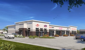 New Grocery Anchored Retail Center - Tyler - Drive Through Restaurant