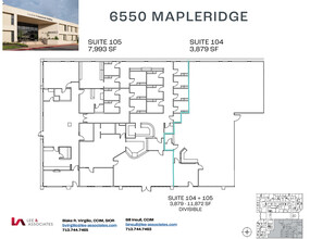 6550 Mapleridge St, Houston, TX for lease Floor Plan- Image 2 of 2