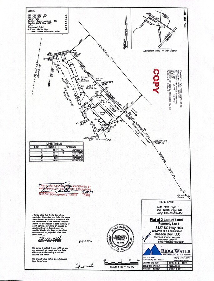 Highway 153, Piedmont, SC 29673 Land for Sale