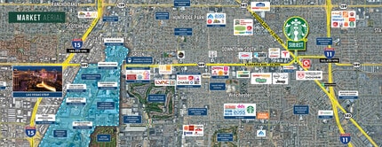 3412 Boulder Hwy, Las Vegas, NV - AERIAL  map view