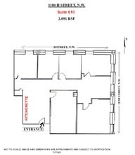 1100 H St NW, Washington, DC for lease Floor Plan- Image 1 of 6