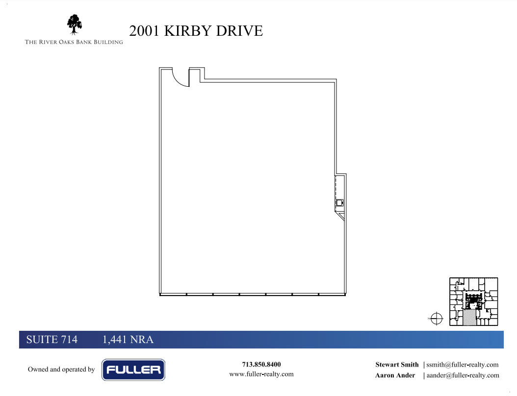 2001 Kirby Dr, Houston, TX for lease Floor Plan- Image 1 of 1