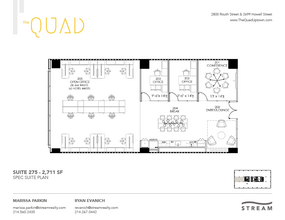 2699 Howell St, Dallas, TX for lease Floor Plan- Image 1 of 2