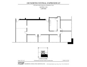 100 N Central Expy, Richardson, TX for lease Site Plan- Image 1 of 1