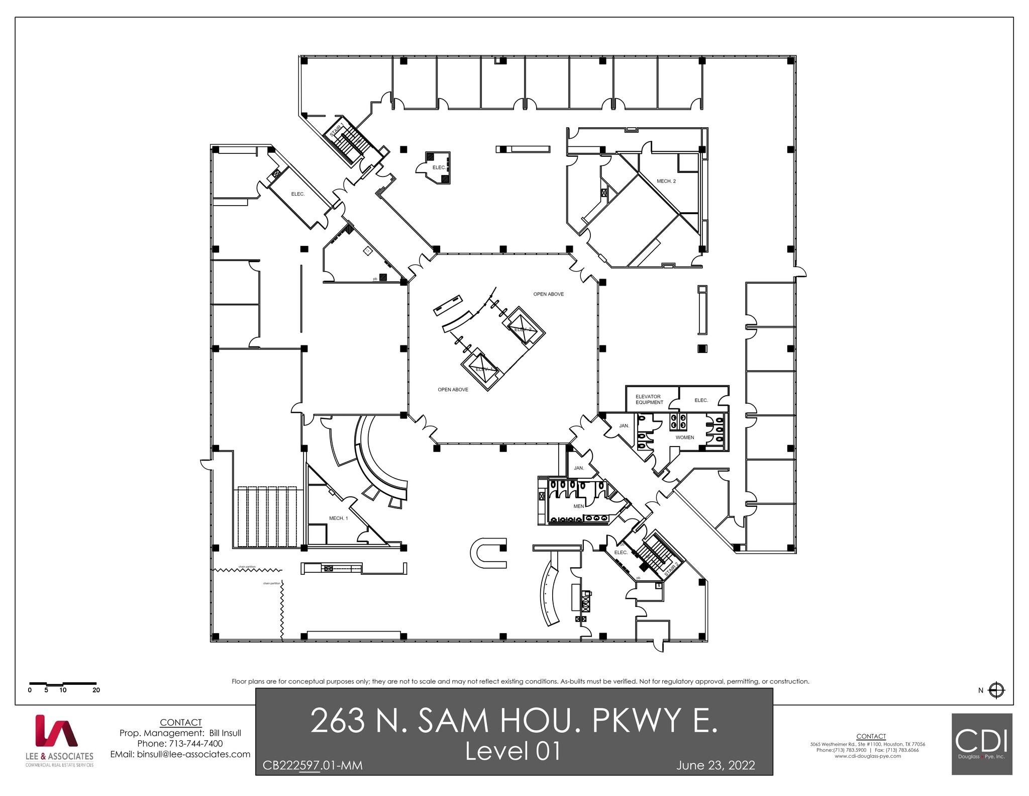 263 N Sam Houston Pky E, Houston, TX for lease Site Plan- Image 1 of 2