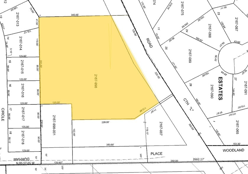 S68W14891 Janesville Rd, Muskego, WI for sale - Plat Map - Image 2 of 5